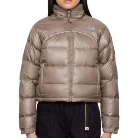 The North Face Brown 2000 Retro Nuptse Down Jacket EUC Women XL